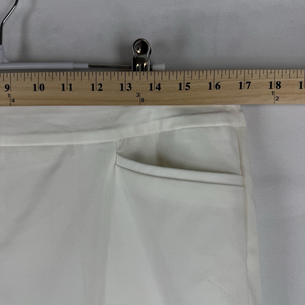 Chico's So Slimming Brigitte Slim Leg Ankle Pants Womens 2R 12R White NWT - Picture 7 of 9